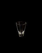 Octagon glass cup