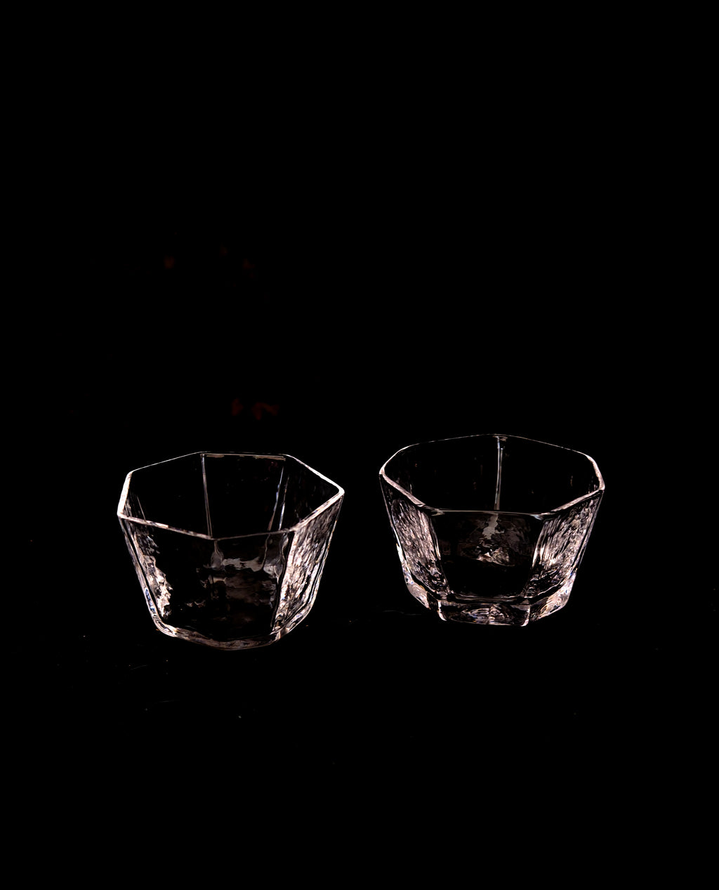 Hexagonal Glass Cup