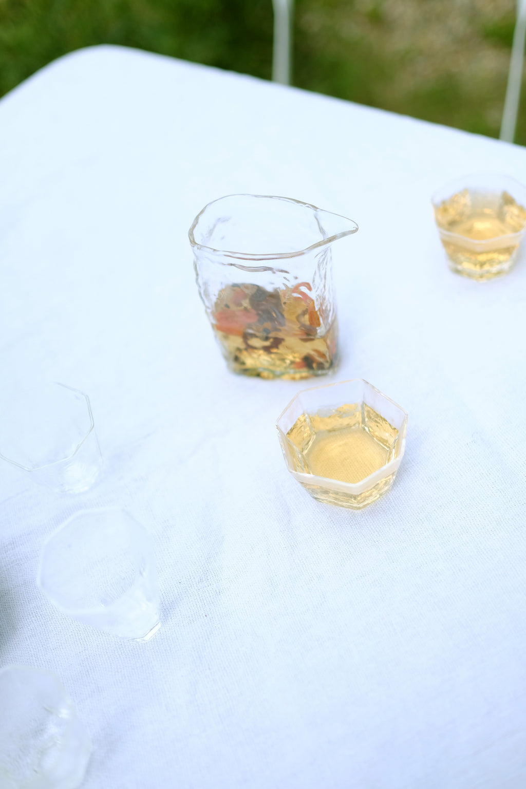 Hexagonal Glass Cup