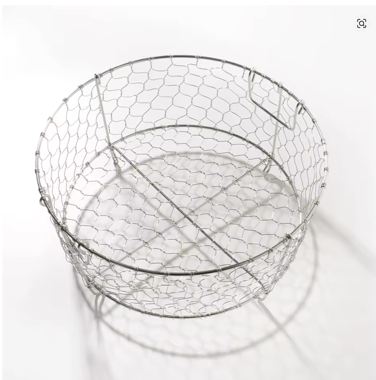stainless steel woven basket