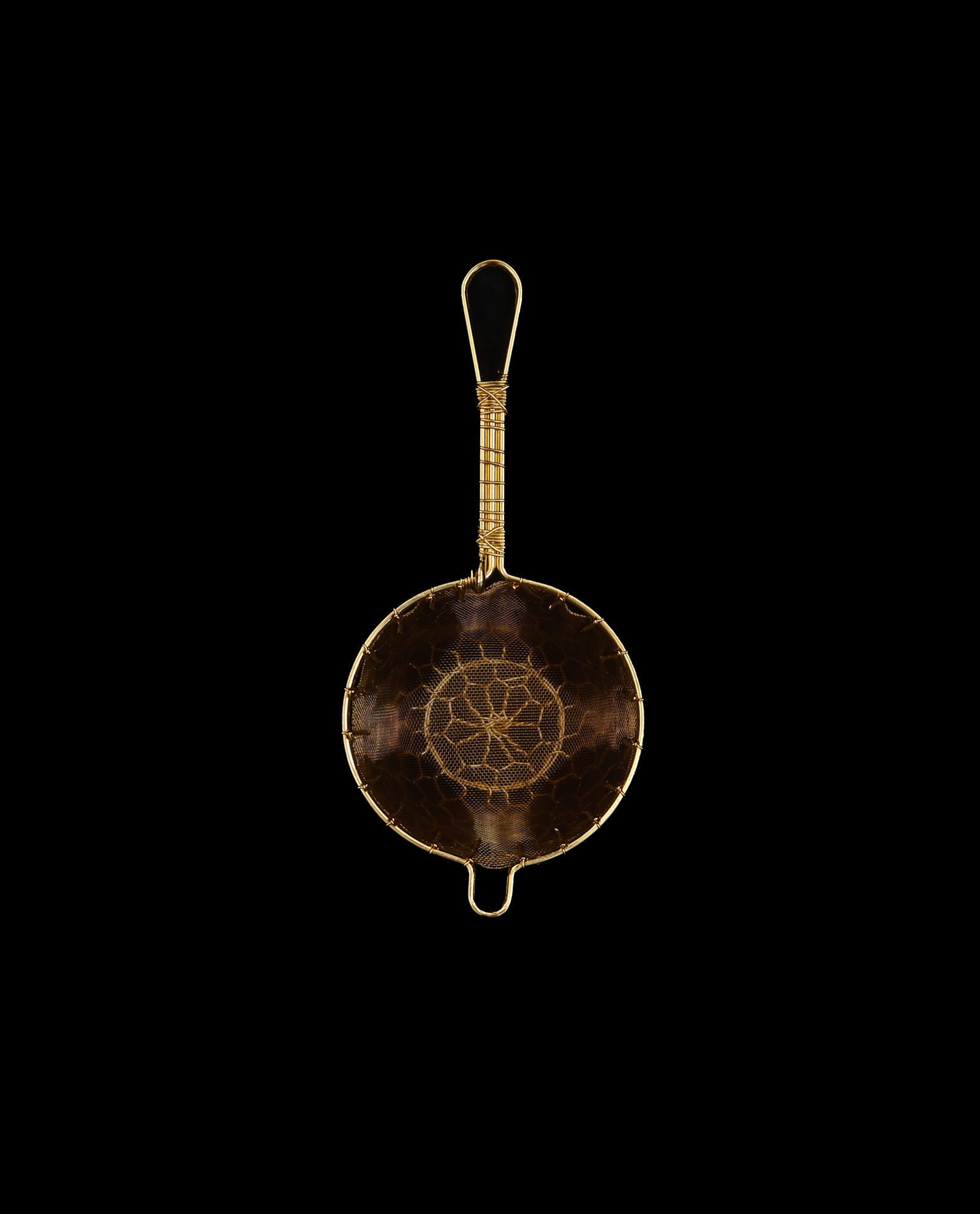 brass tea strainer