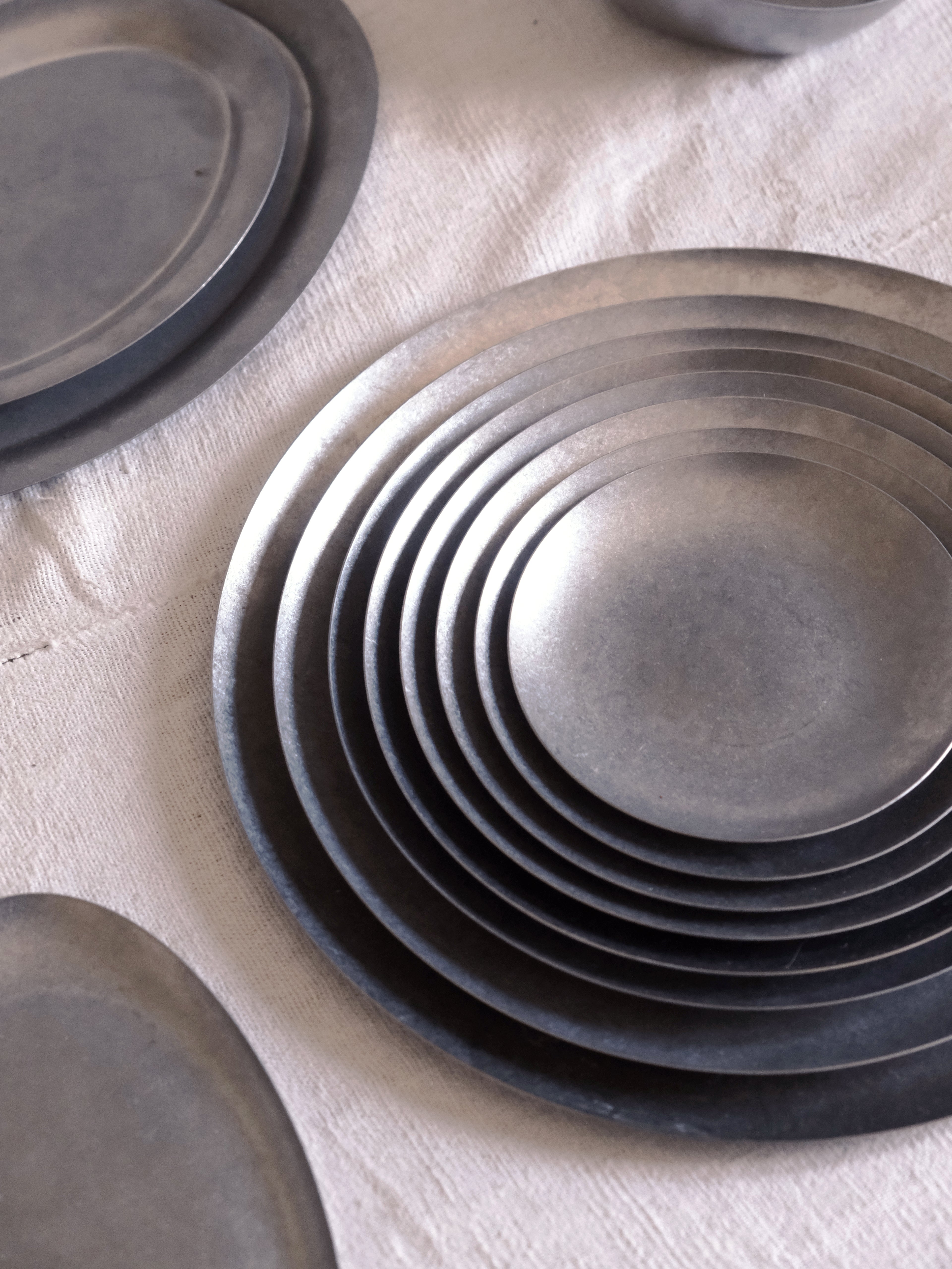 Tumbled Matt Stainless Steel Plate